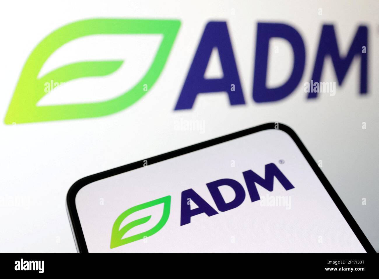 El logotipo de Archer Daniels Midland Co (ADM) se muestra en esta ilustración tomada el 10 de