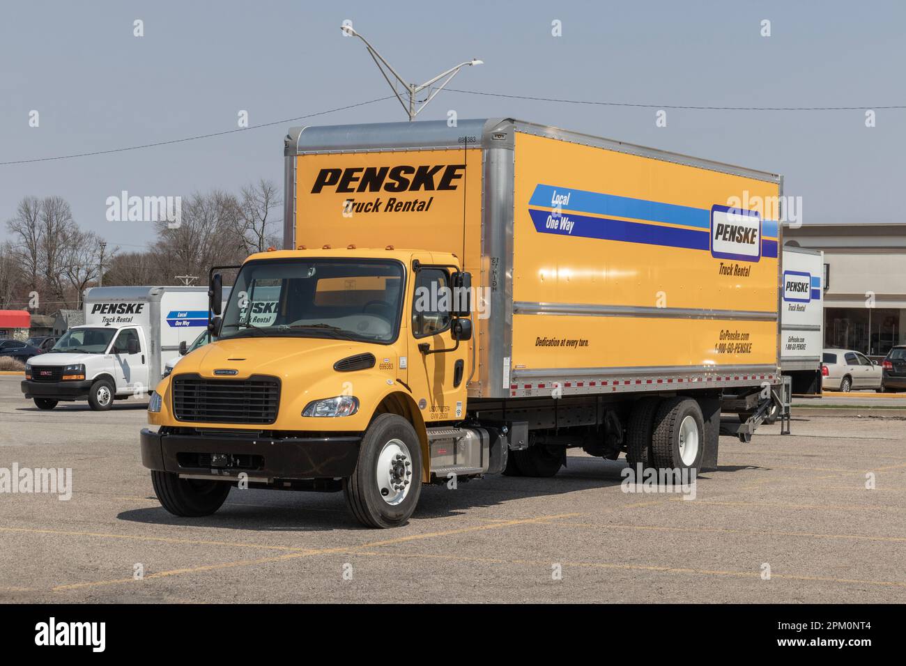 Logansport Circa Abril 2023 Ubicación de Penske Truck Leasing