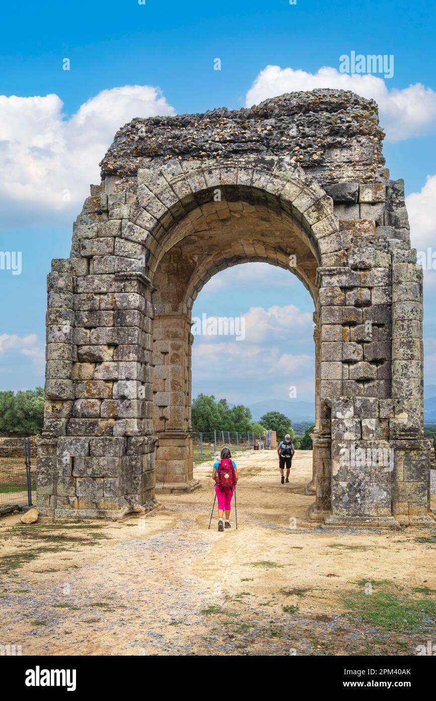 España, Extremadura, Oliva de Plasencia, ruinas de la ciudad romana de
