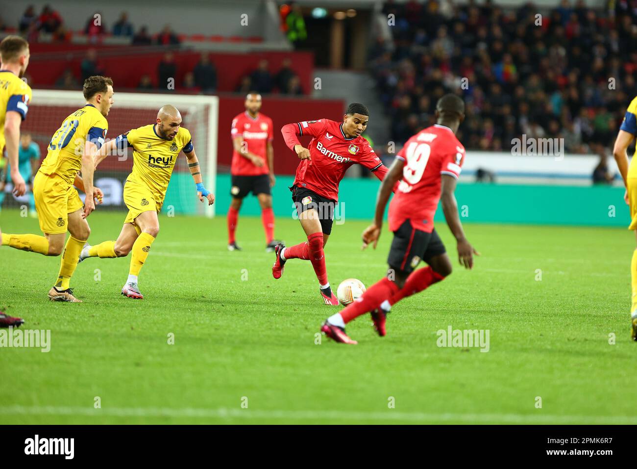 Bayer leverkusen union saint gilloise fotografías e imágenes de alta