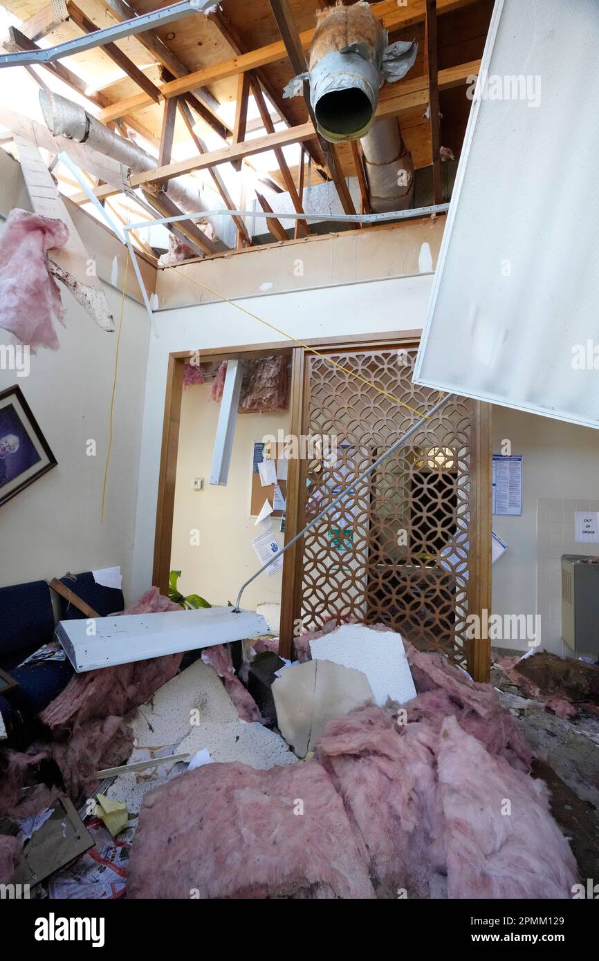 Many public structures like the Rolling Fork City Hall were destroyed