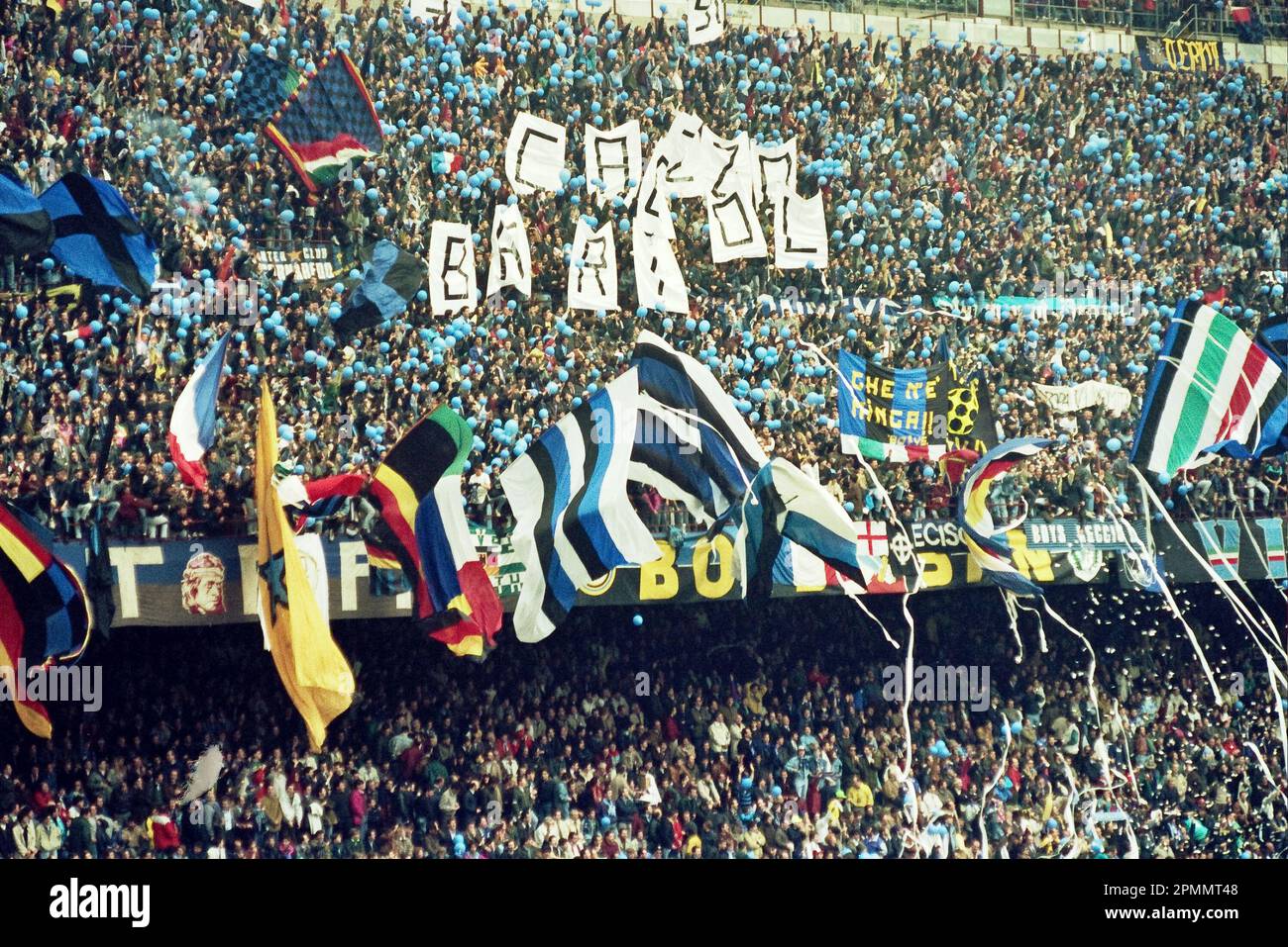 Italia ultras temporada 199091 Serie A en la foto intermilan