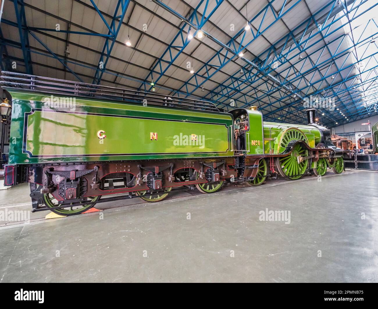 Imagen general dentro del Museo Nacional del Ferrocarril en York que se
