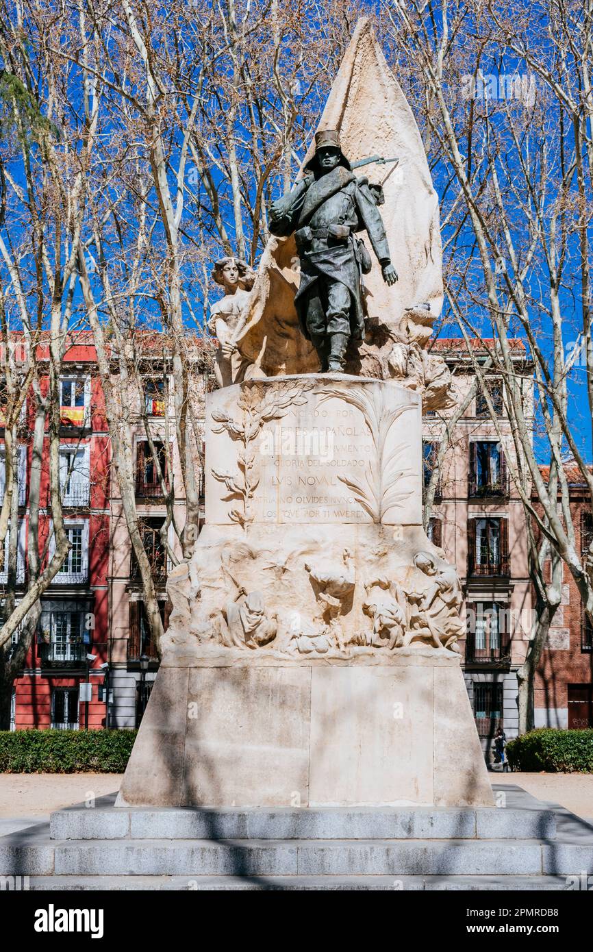 Monumento al cabo Luis Noval Ferrao, 18871909, fallecido en la Guerra