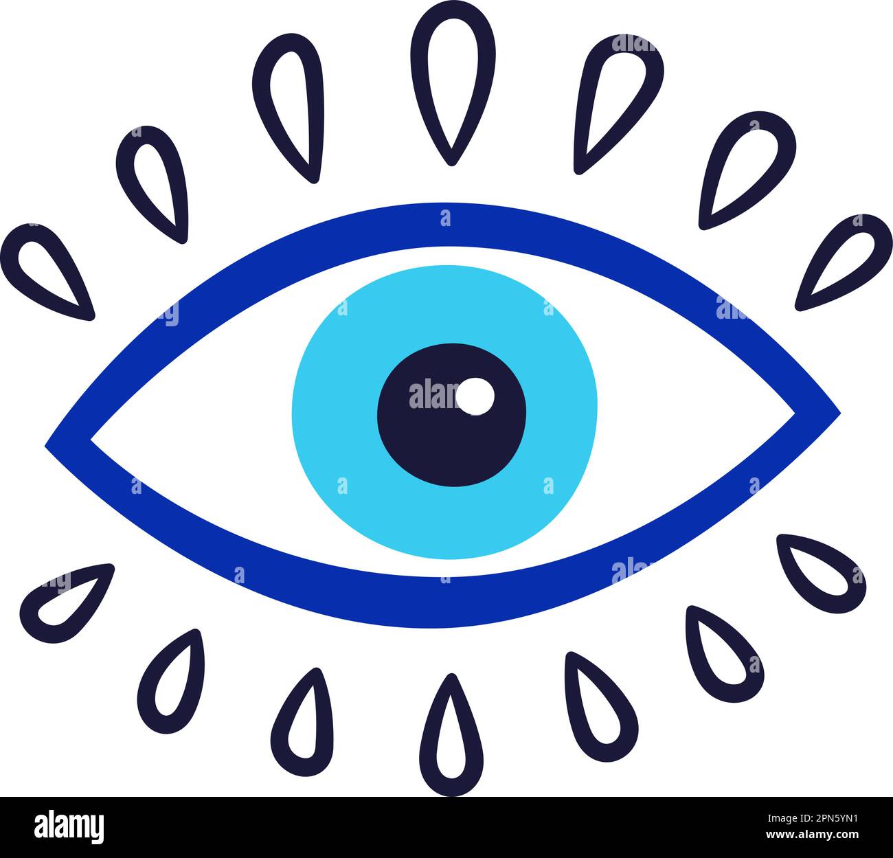 Ilustración de Nazar Boncugu Ojo Maligno Turco y más Vectores Libres de  Derechos de Mal de ojo - Mal de ojo, Ojo, Turquía - iStock