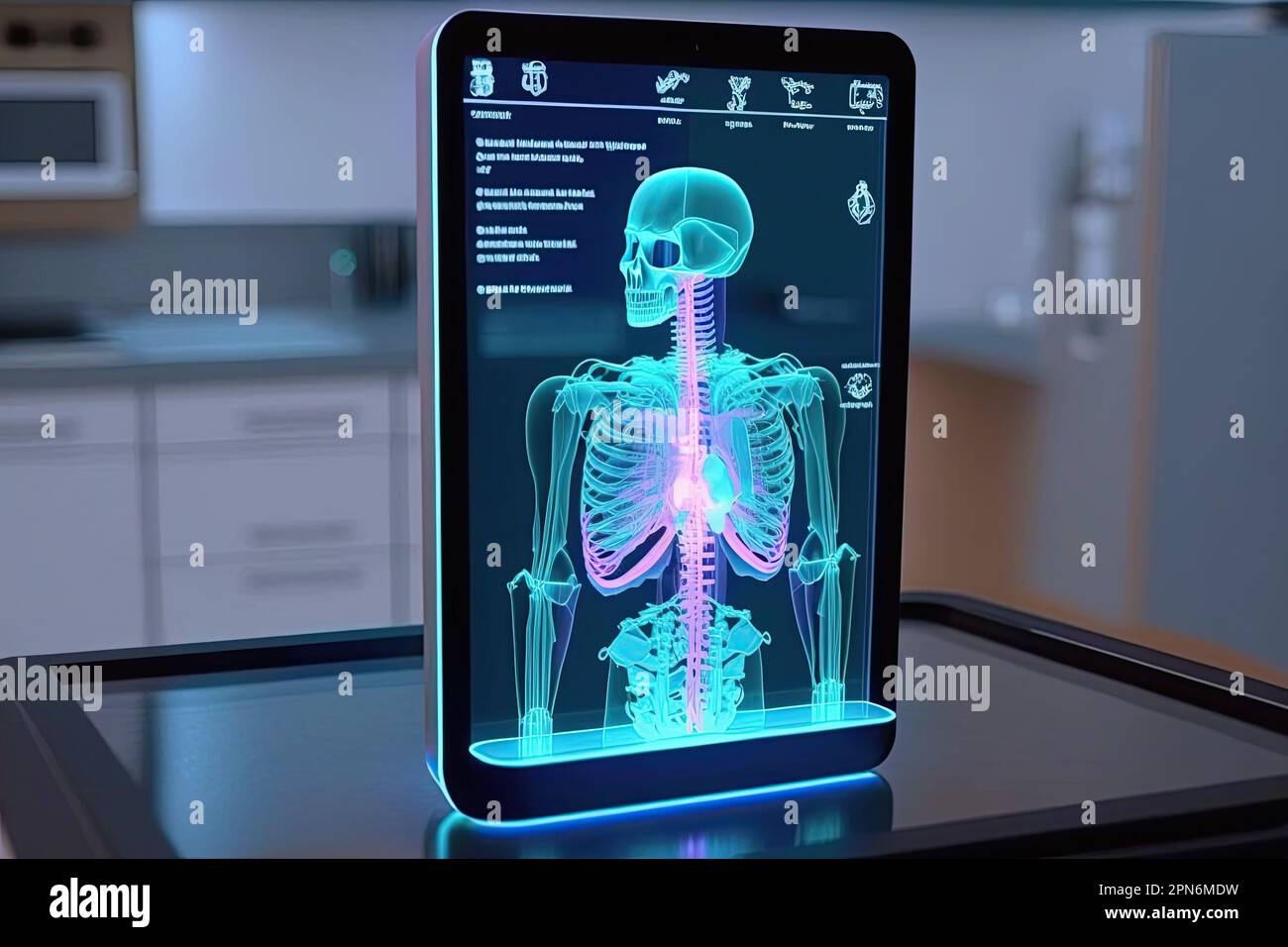 Formación médica y asistencia sanitaria: Las pantallas de holograma 3D  Touch se pueden utilizar para capacitar a profesionales médicos en  procedimientos quirúrgicos complejos o para enseñar Fotografía de stock -  Alamy