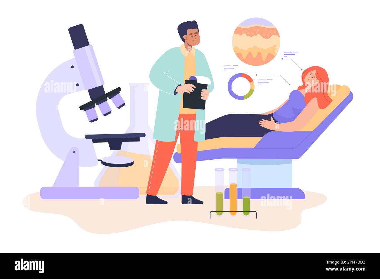 Dermatologo dibujos animados fotografías e imágenes de alta resolución