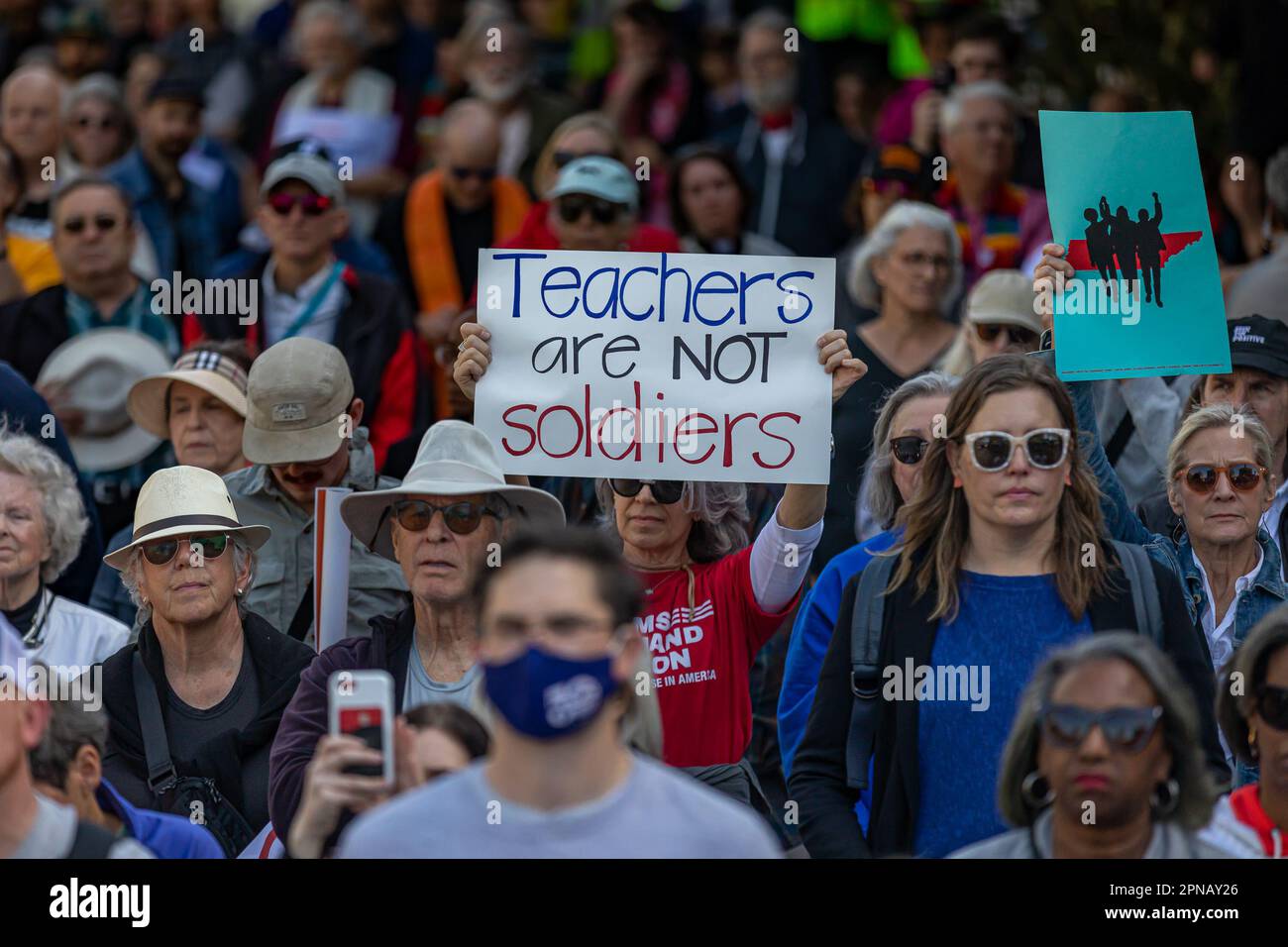NASHVILLE, TENNESSEE 17 DE ABRIL Un defensor de la seguridad de