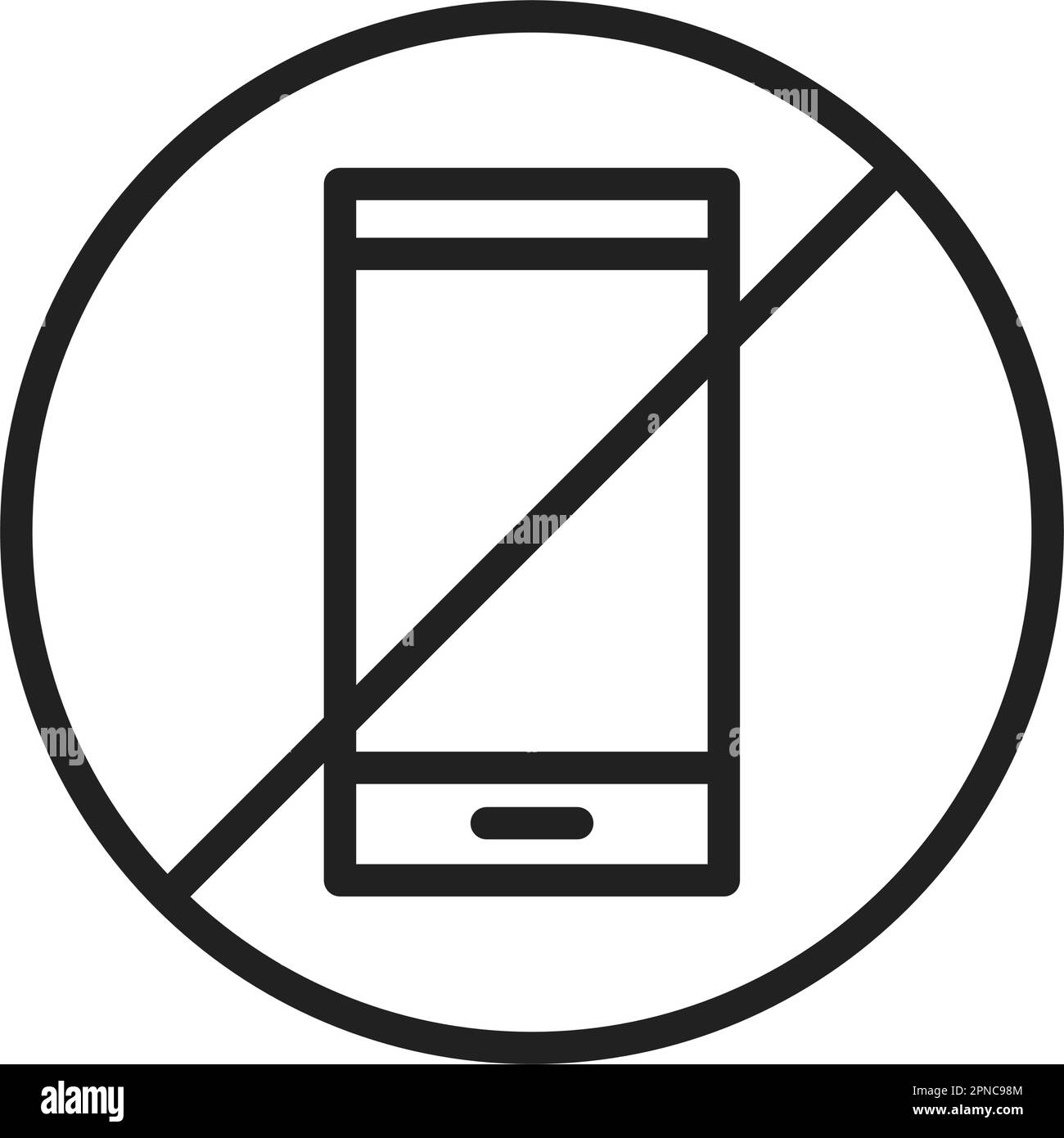 Prohibido usar el movil Imágenes de stock en blanco y negro Alamy