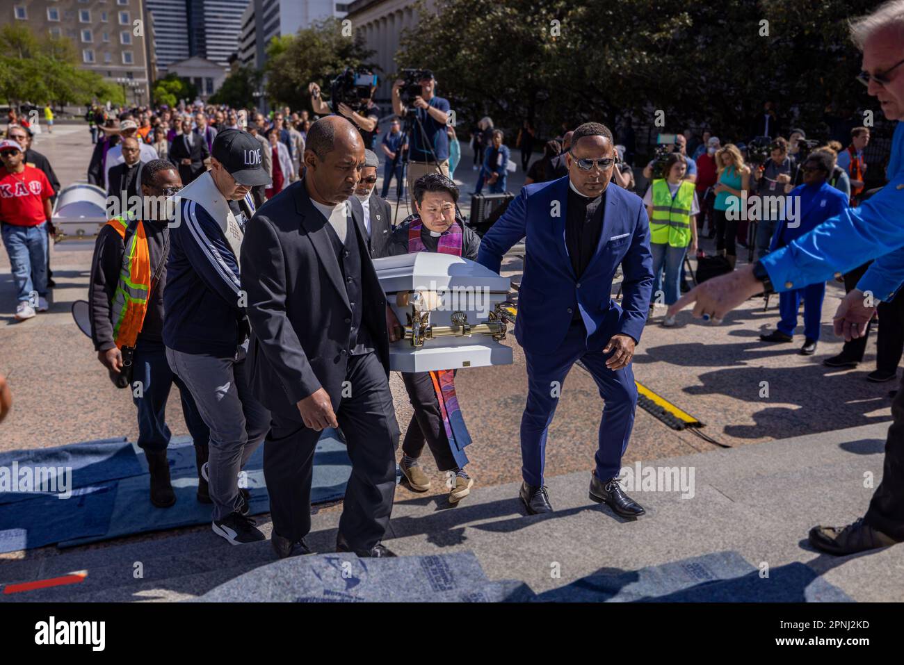 Nashville, Tennessee, EE.UU. 17th de abril de 2023. Los defensores de