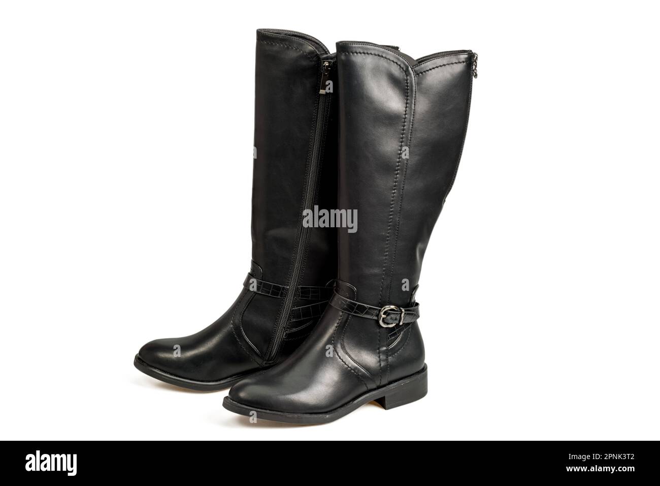 Botas altas de negras hasta la rodilla e imágenes de alta resolución - Alamy