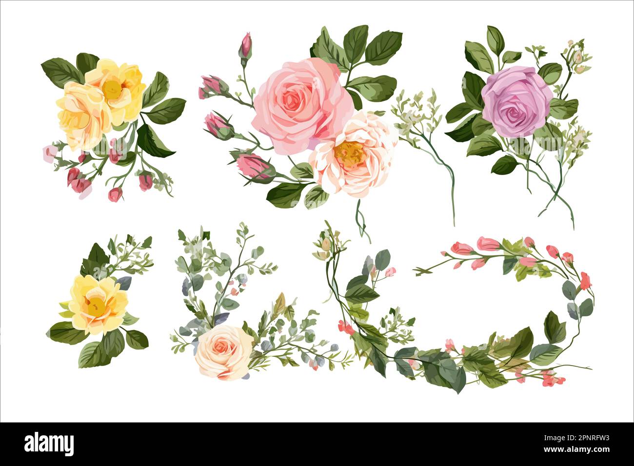 fondo de pantalla de vector floral rosa