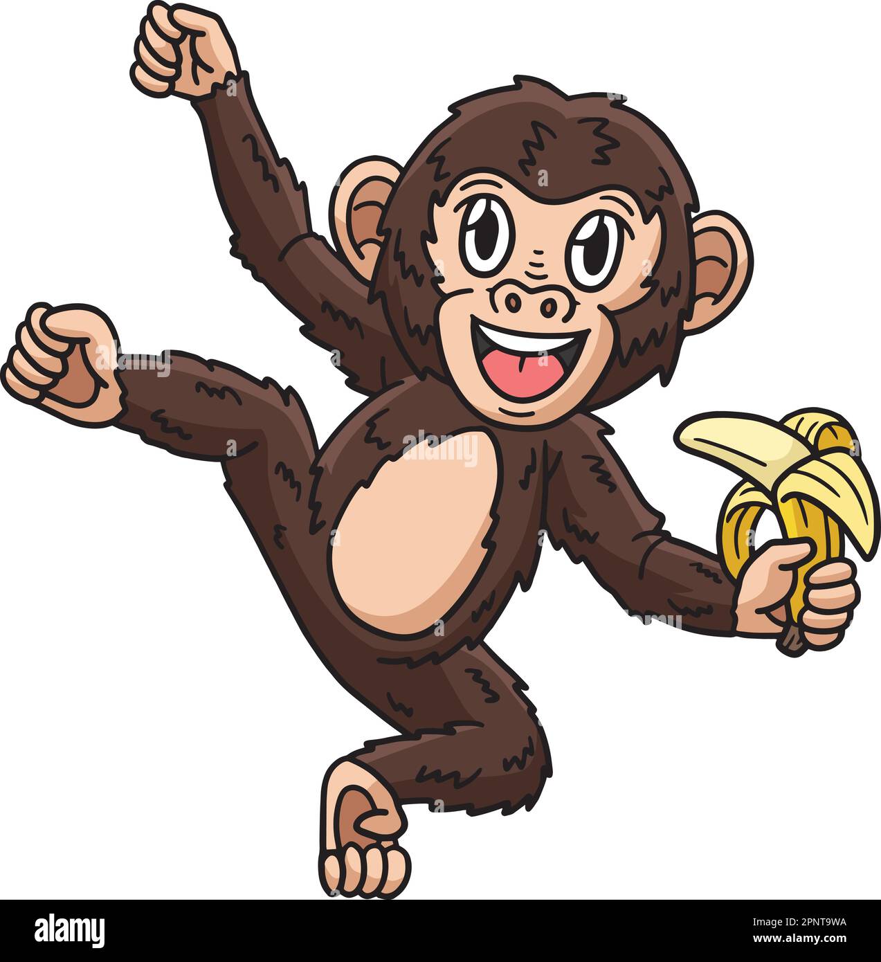 Pintor del mono ilustración del vector. Ilustración de cera - 7687847