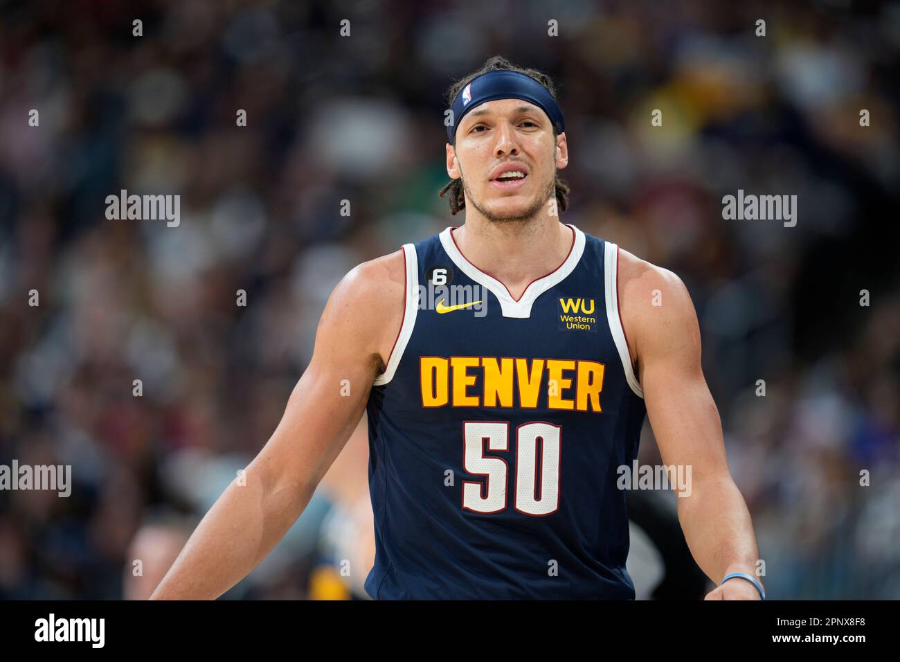 Denver Nuggets forward Aaron Gordon (50) in the second half of Game 2