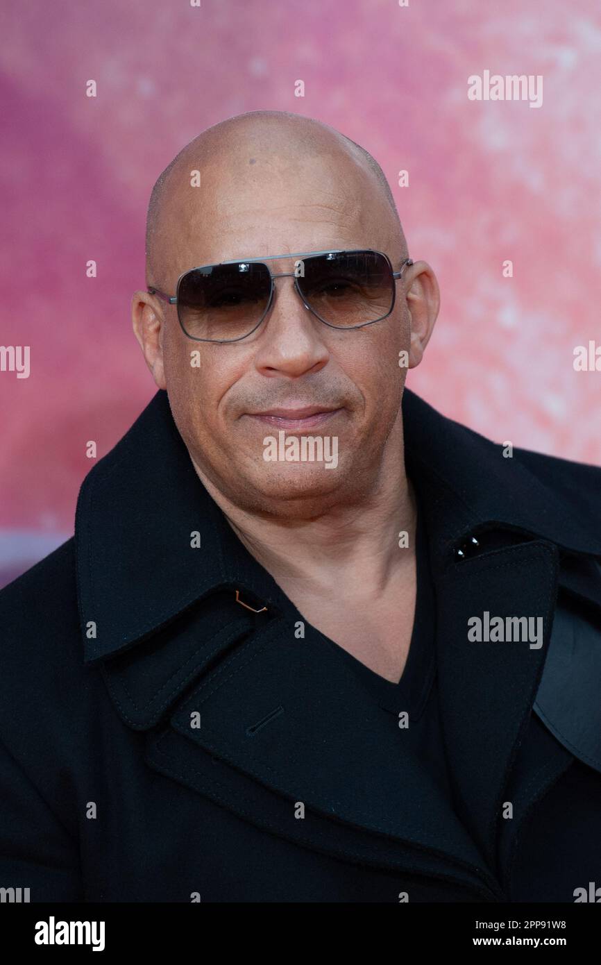 VIN Diesel asiste a la Gala Europea de Guardianes de la Galaxia de