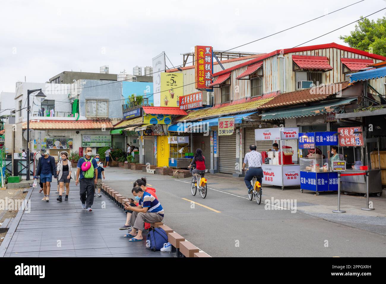 Bali, Taiwán 06 de septiembre de 2022: Costa marítima de Bali en Taiwán Foto de stock