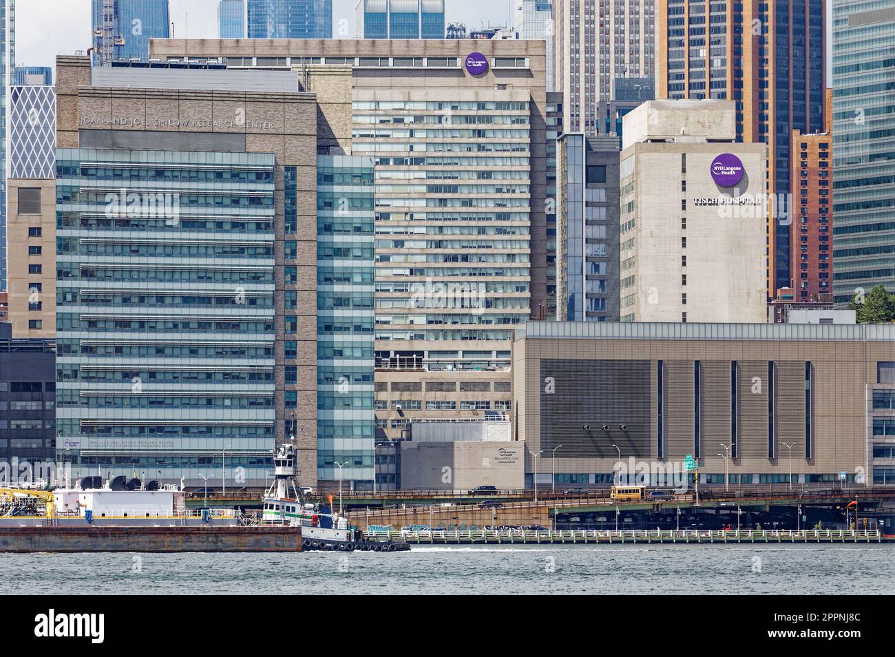 Campus del Hospital Tisch de NYU Langone Health, incluyendo el Edificio