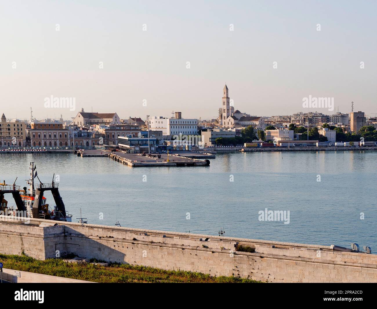 Italia, Puerto de Bari Foto de stock