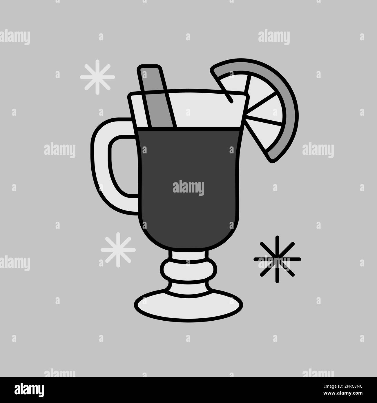 Ponche de canela Imágenes de stock en blanco y negro Alamy