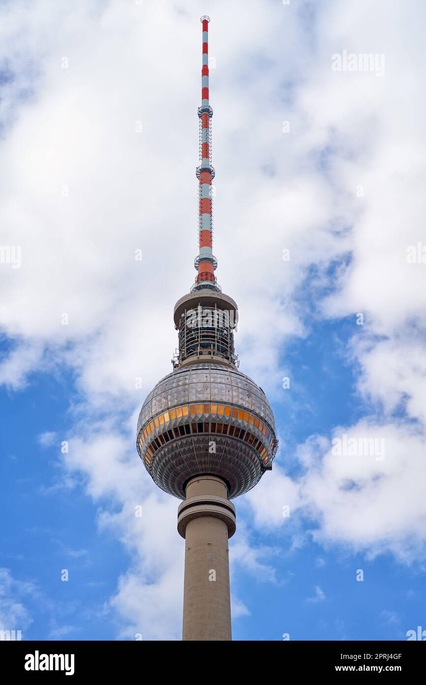 Torre de televisión de Berlín Foto de stock