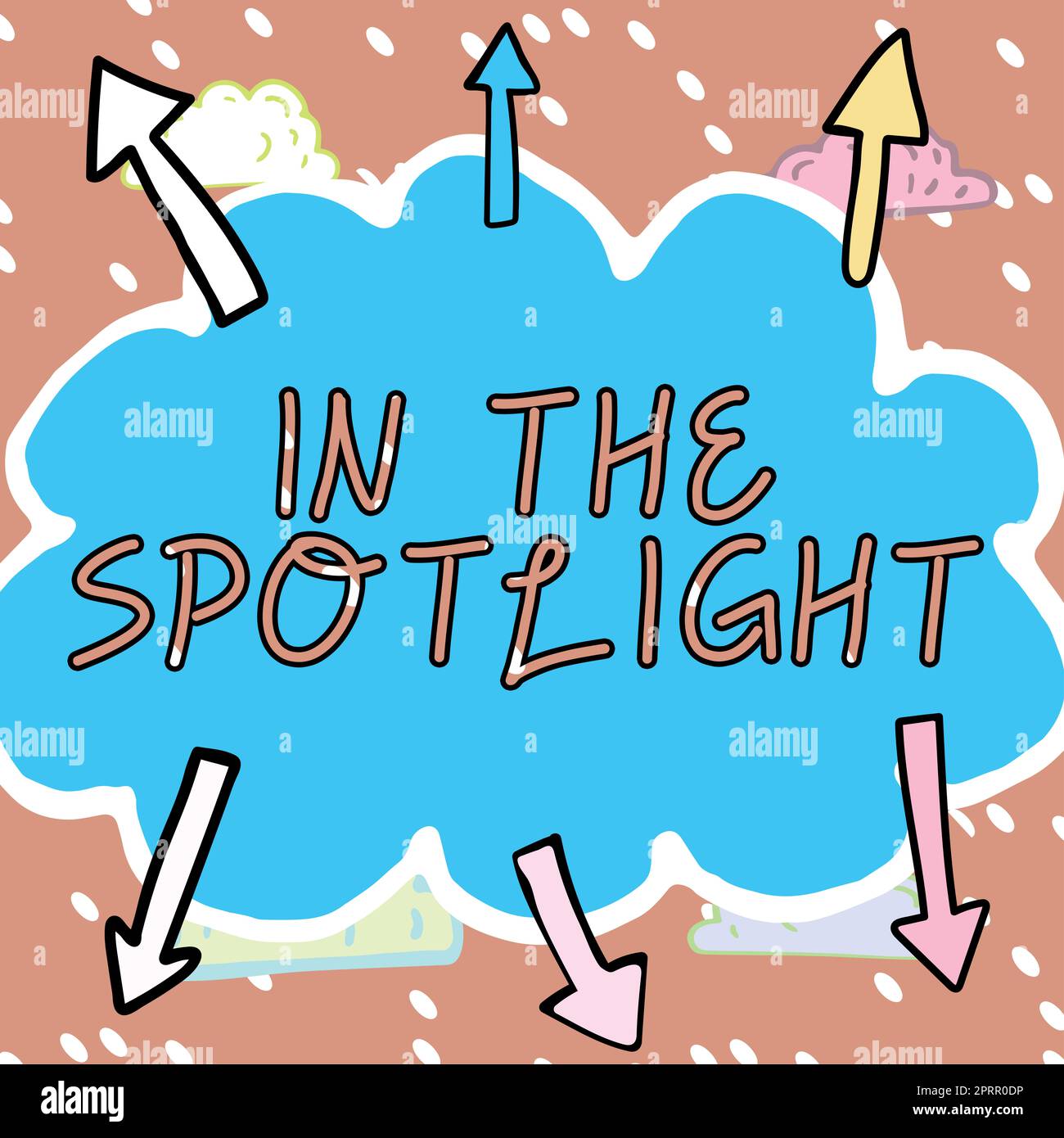 Muestra mostrando en el SpotlightCuando la multitud se concentra con la