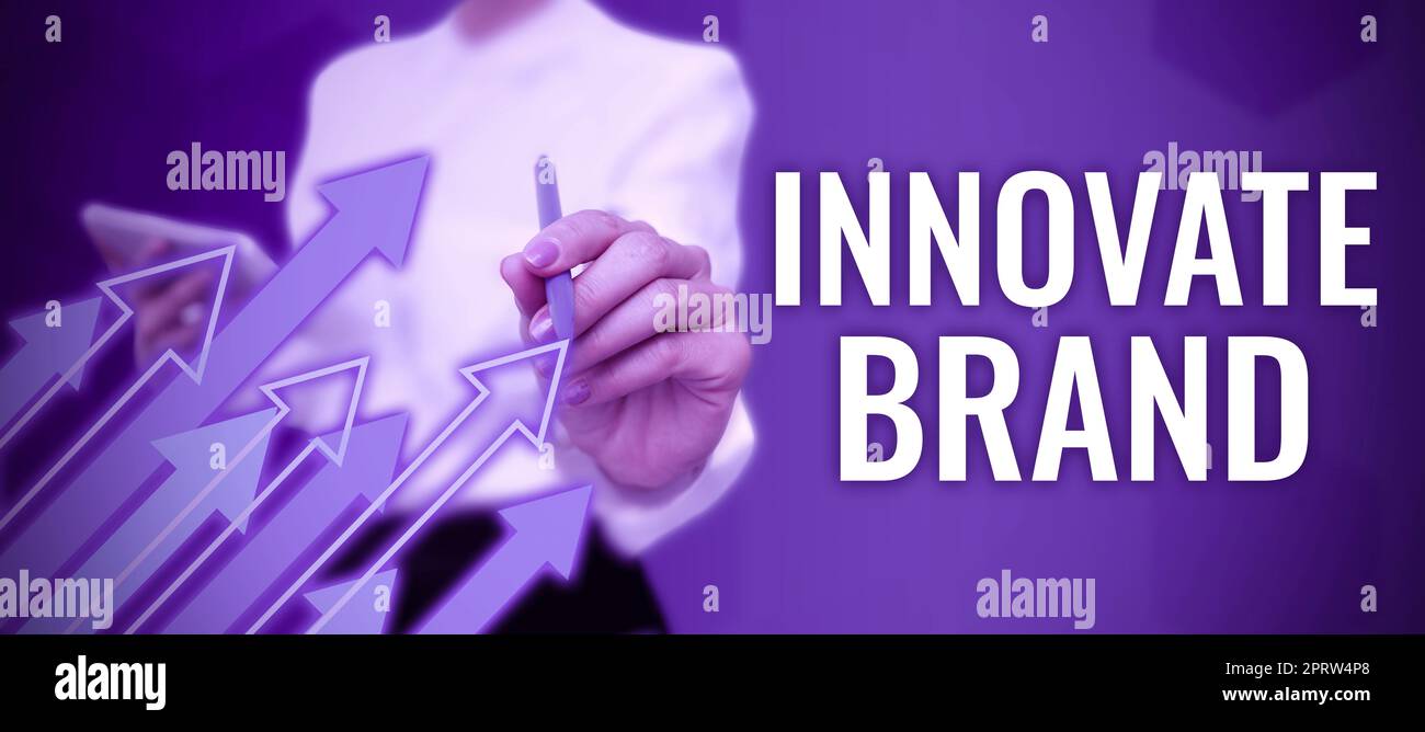 Muestra Innovate Brandsignificant para innovar productos, servicios y más. Foto conceptual significativa para innovar productos, servicios y más Foto de stock