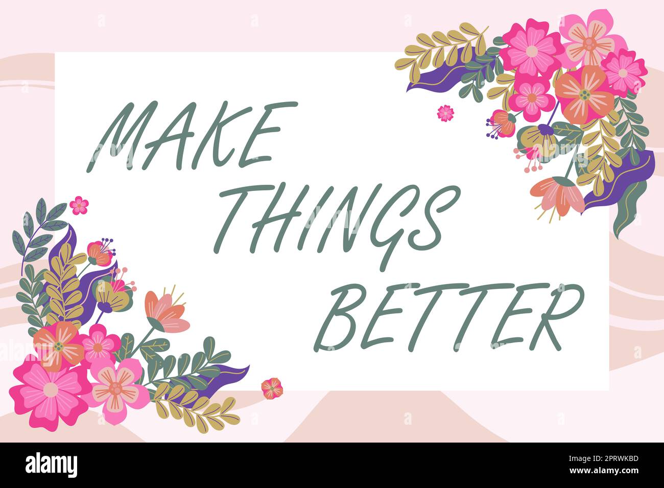 Exhibición conceptual Haz las cosas mejores Haz algo para mejorarte a