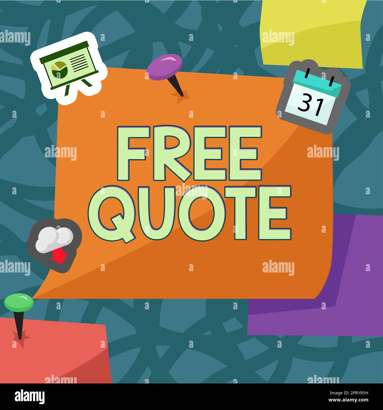 Presentación conceptual Presupuesto gratuito, concepto que significa