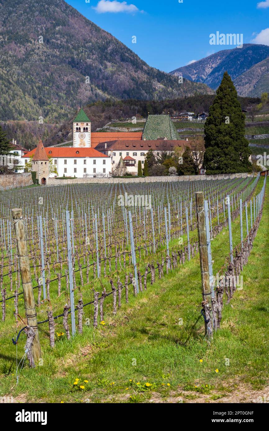 Abadía de Neustift (Abbazia di Novacella), Neustift-Novacella, Trentino-Alto Adige/Sudtirol Foto de stock