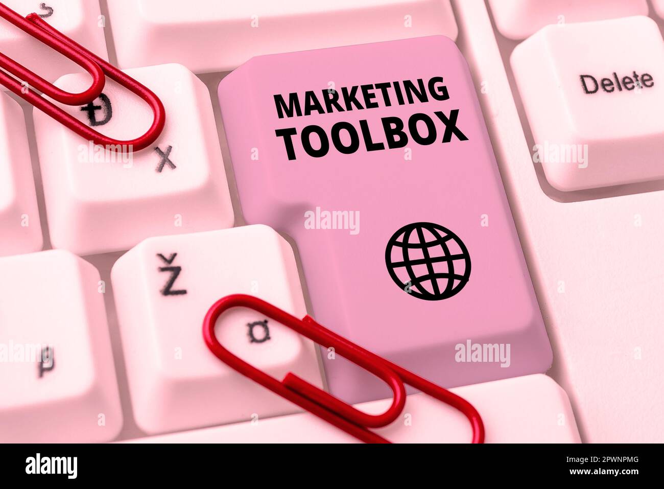 Signo de texto que muestra Marketing Toolbox, Idea de negocio significa