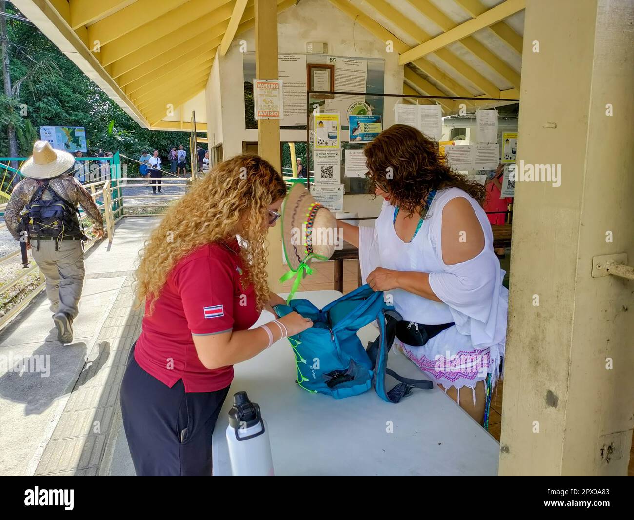 Parque Nacional Manuel Antonio, Costa Rica La entrada al Parque