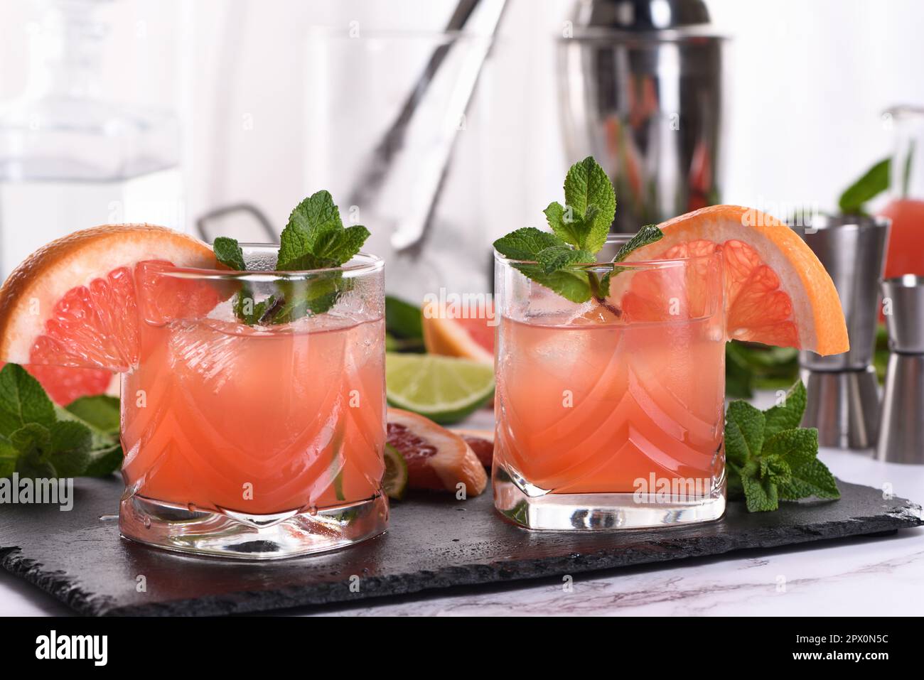 Pruebe el refrescante cóctel de tequila de pomelo ecológico Paloma y experimente el verdadero