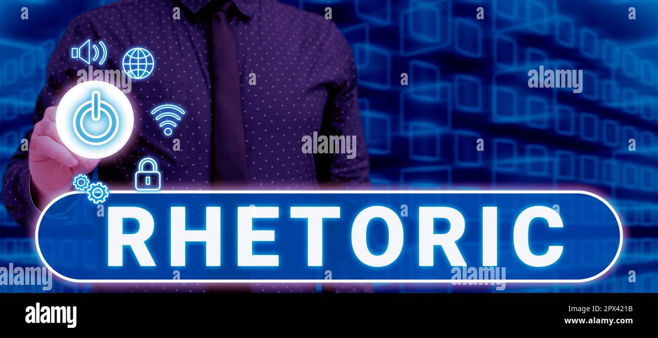 Texto que muestra inspiración retórica, concepto que significa estudio