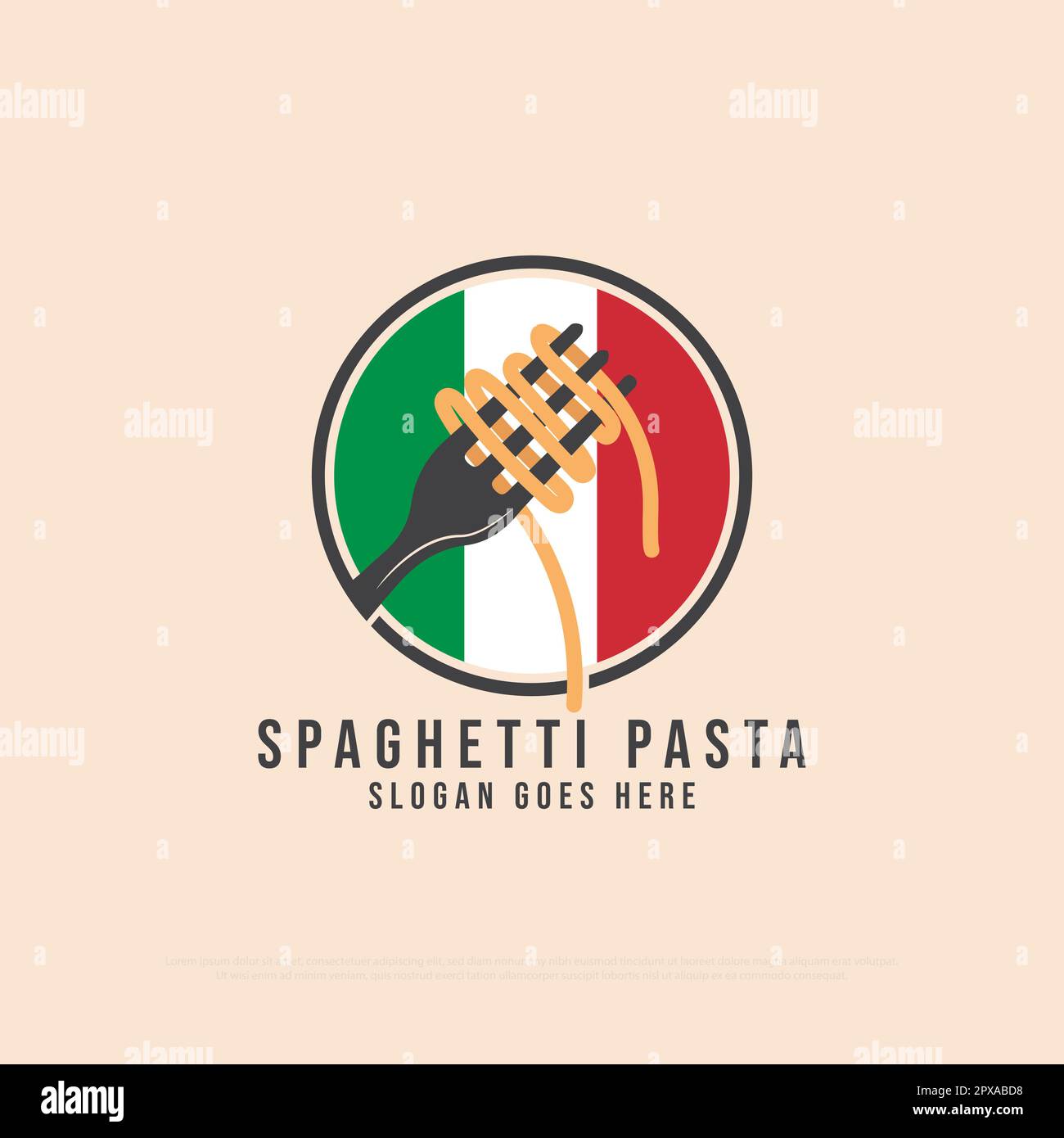 Inspiración de diseño de logotipo de tienda de pasta italiana