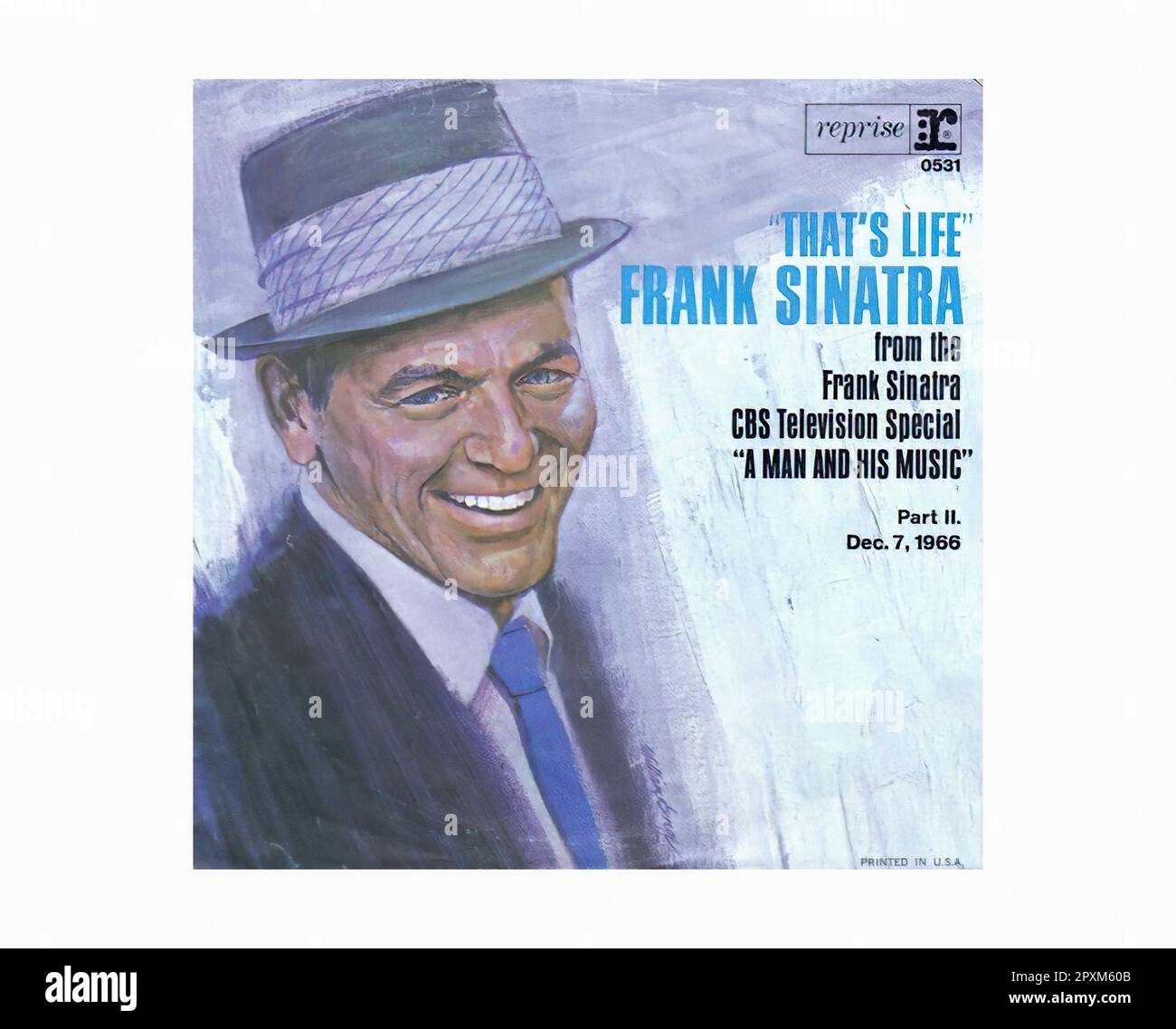 Sinatra Frank - 1966 11 A - Vintage 45 R.P.M Music Vinyl Record Foto de stock