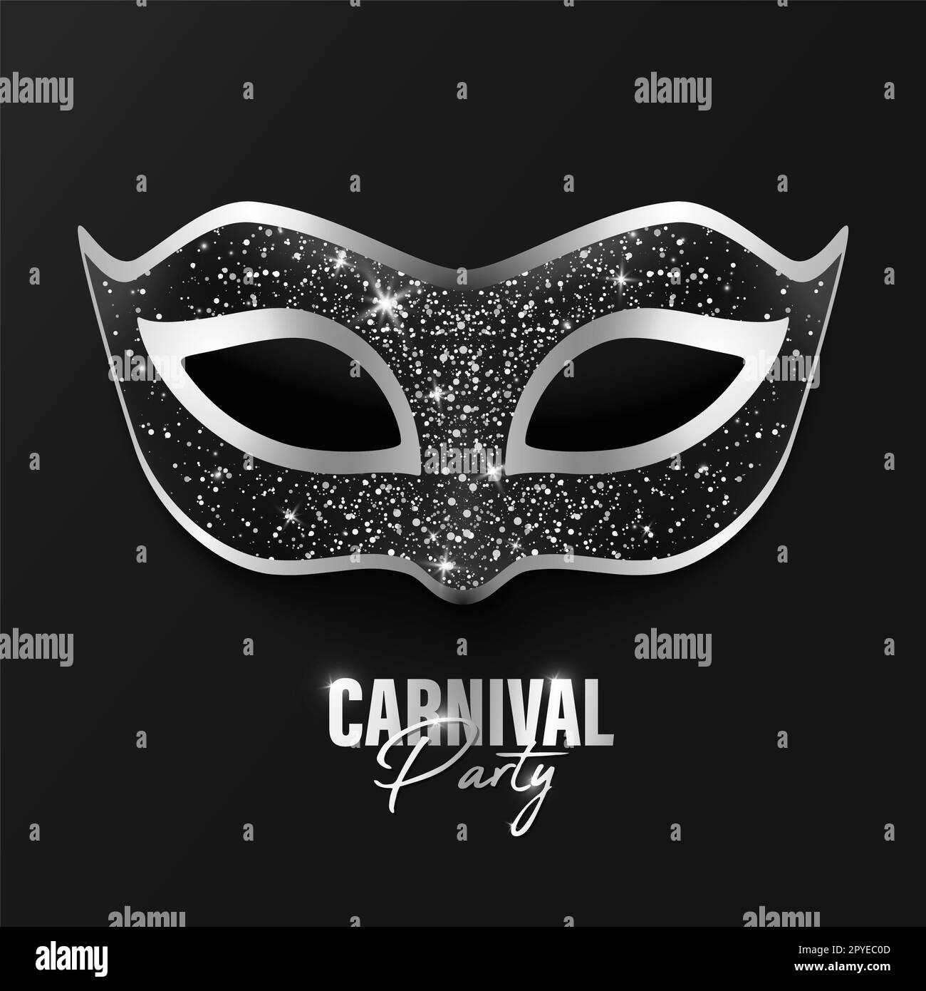 Mascaras de carnaval imágenes de stock de arte vectorial