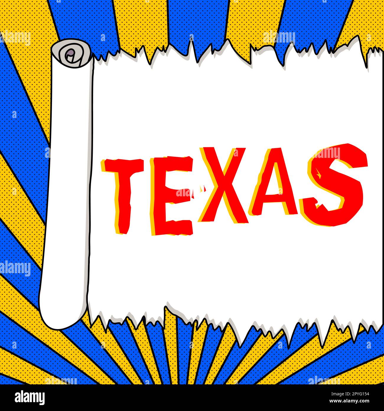 Pantalla conceptual Texas. Foto conceptual Un estado en la región Centro Sur de los Estados Unidos Foto de stock