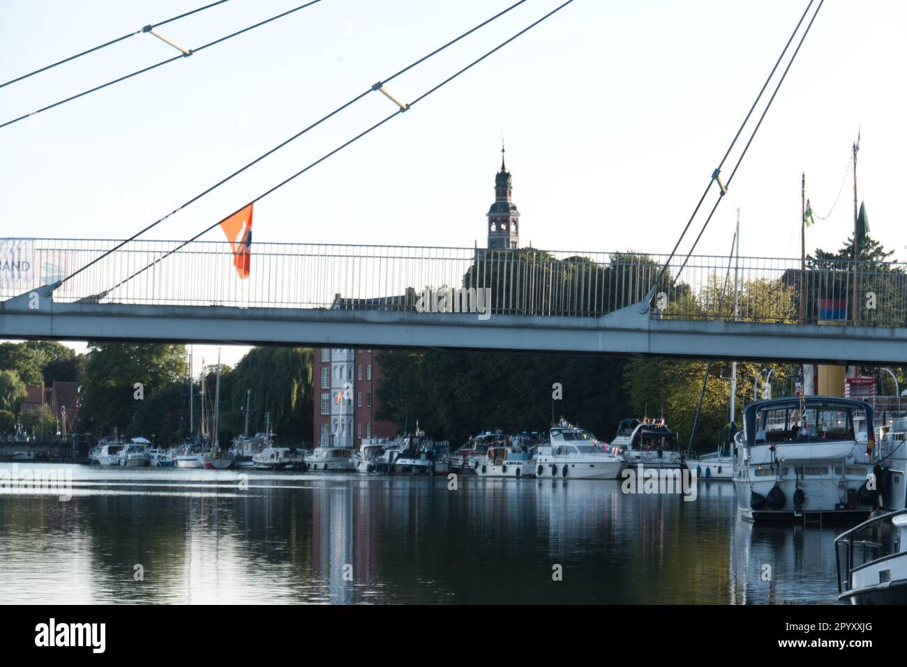 Ciudad de Leer - Alemania Foto de stock