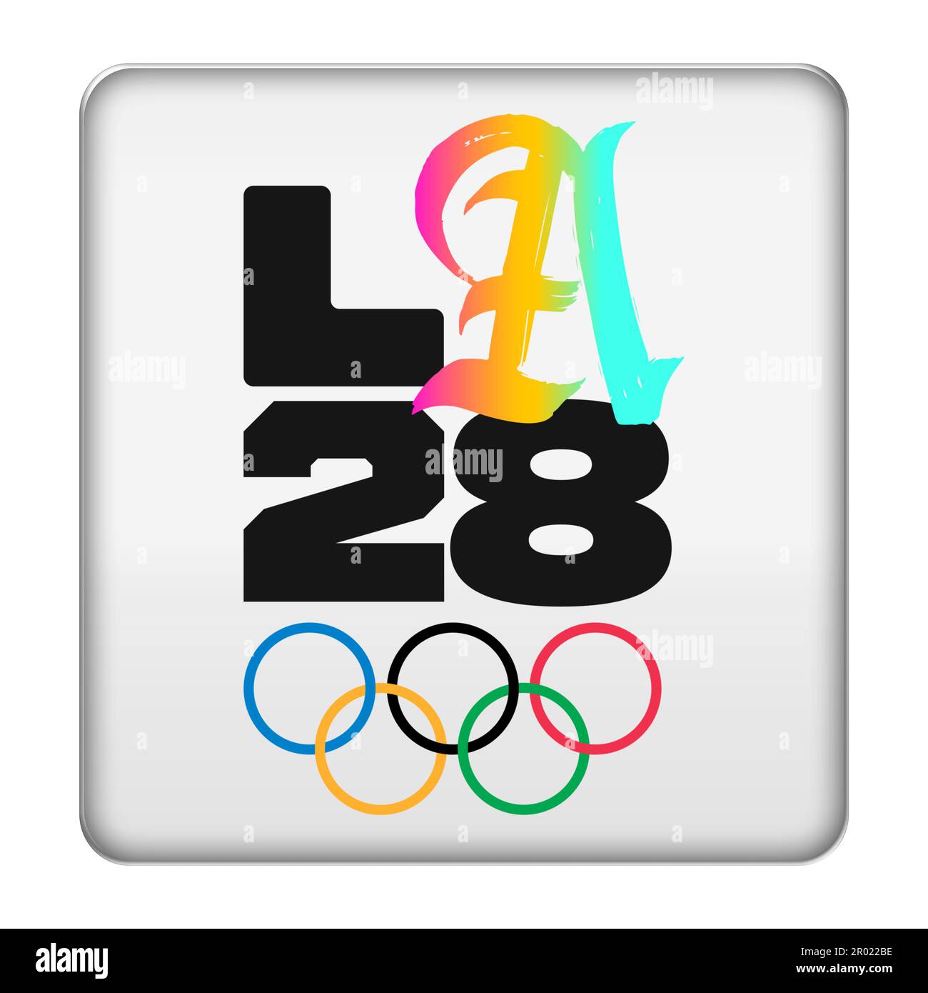 2028 Juegos Olímpicos de Verano en Los Ángeles Foto de stock
