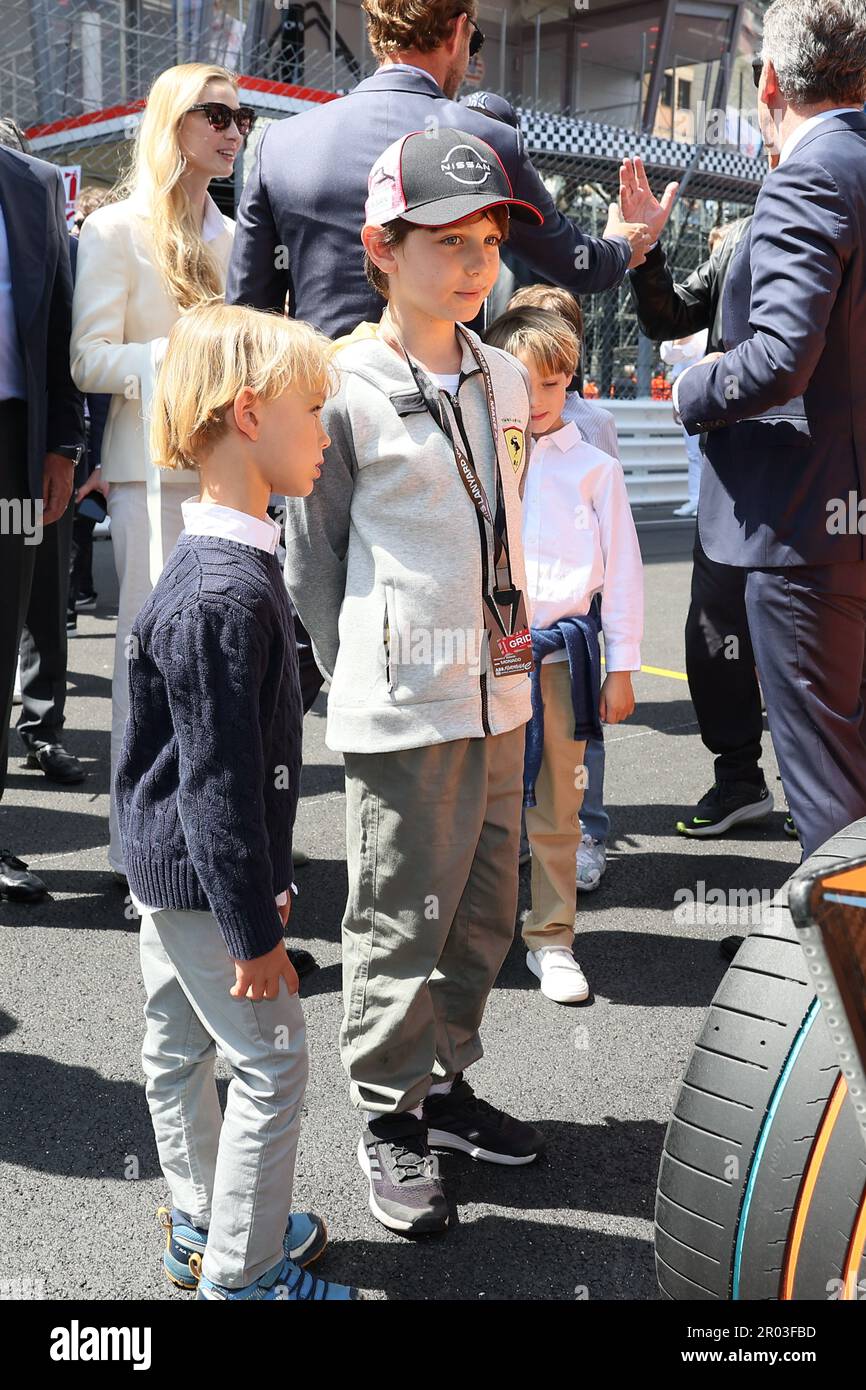 M naco. 06th de mayo de 2023. Beatrice Borromeo con sus hijos