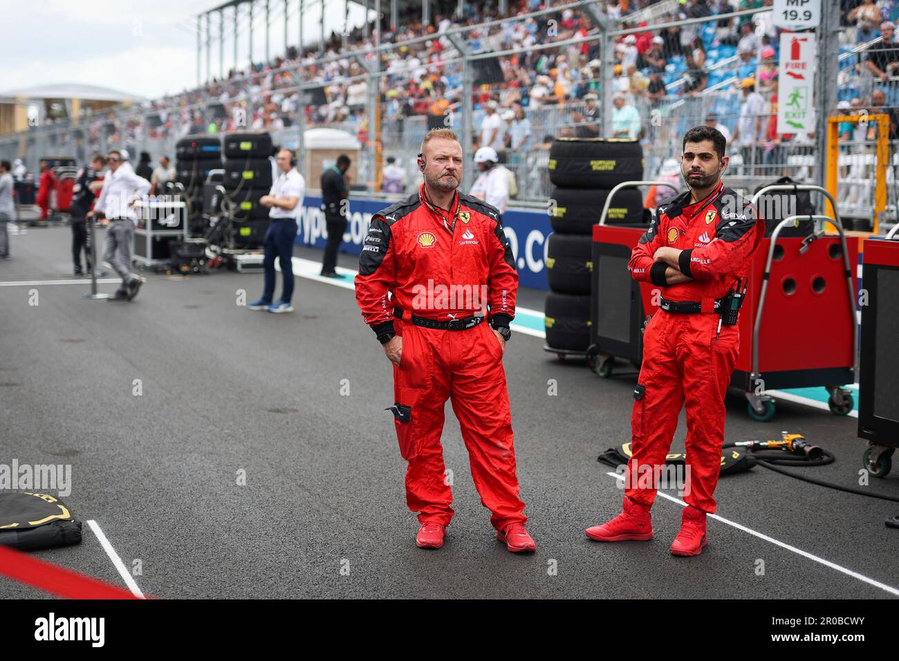Scuderia Ferrari Team, Gran Premio de Miami F1 en el Autodromo Internacional de Miami el 7 de