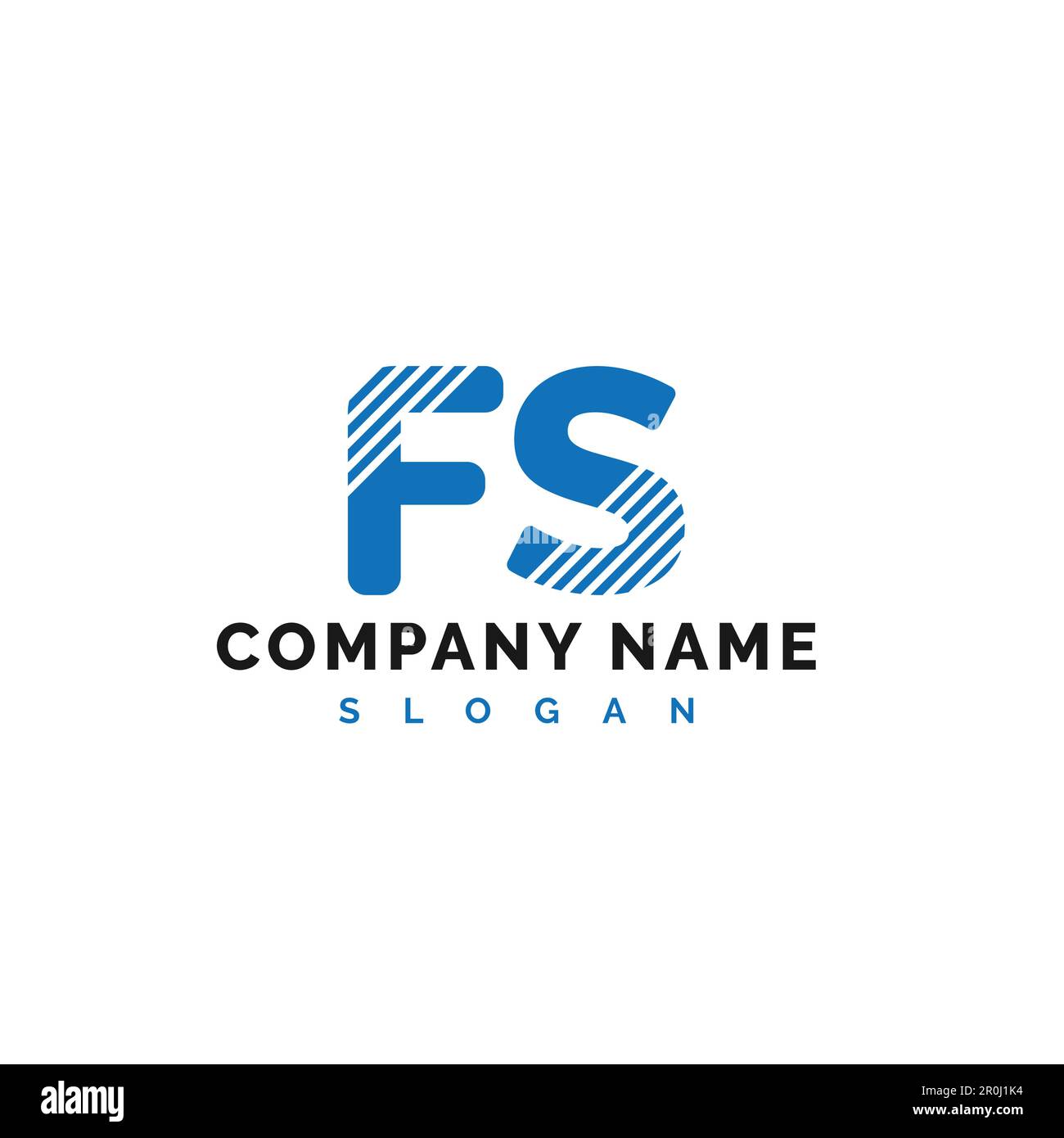 FS Letter Diseño de Logo. FS carta logo ilustración vectorial - Vector ...