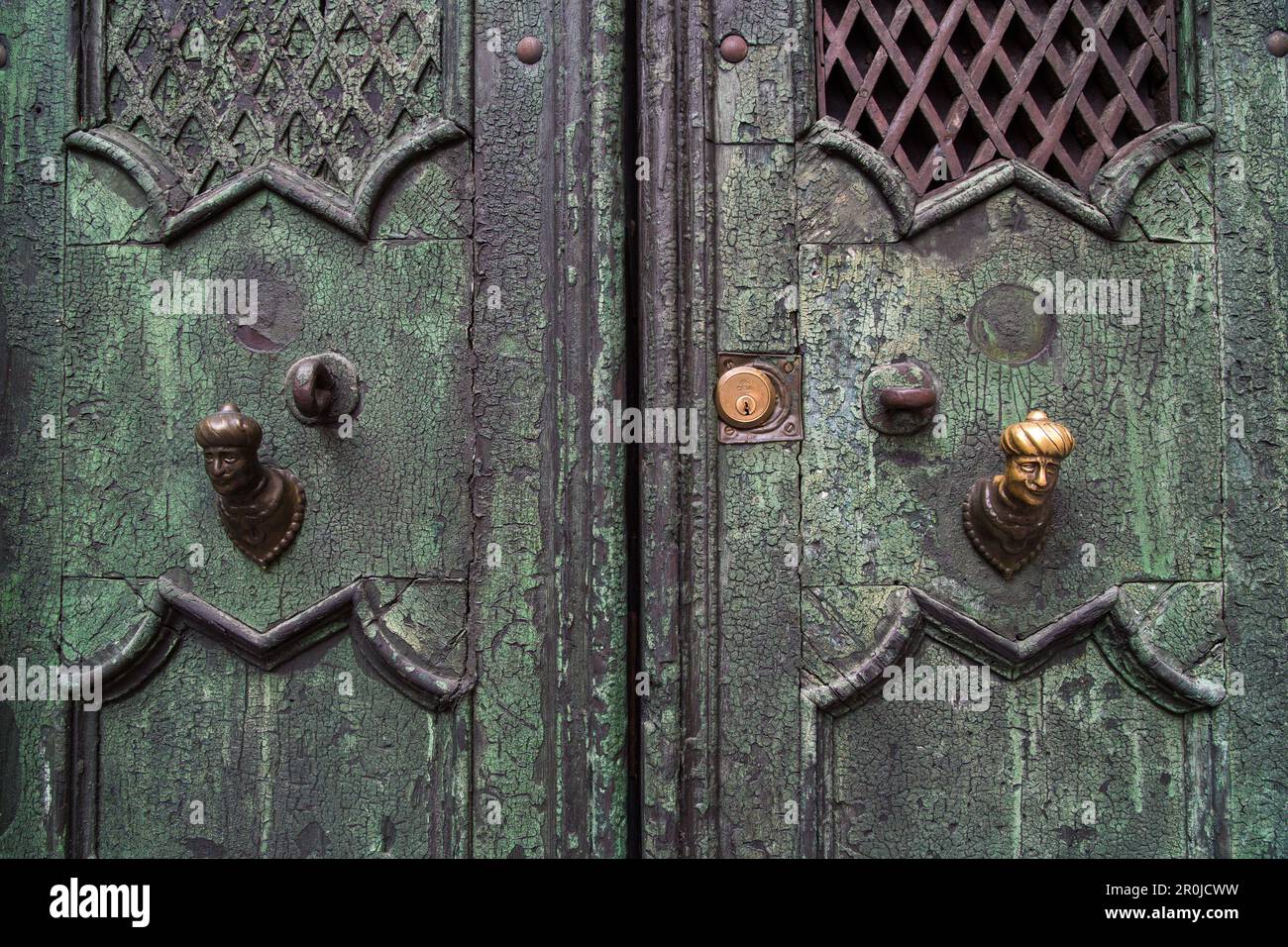 Manillas de puertas doradas de estilo barroco, perillas de puertas