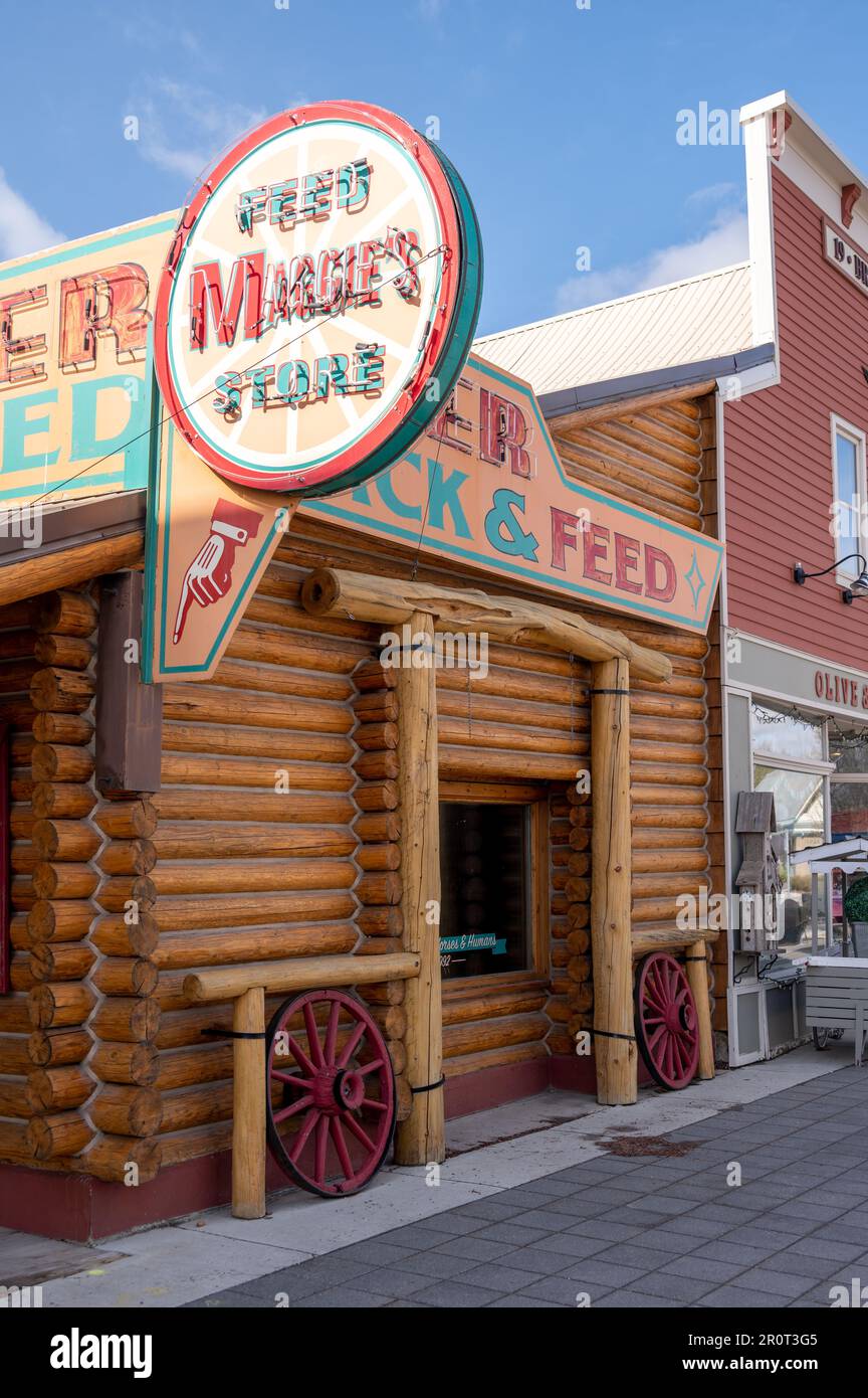 High River, Alberta 7 2023 de mayo Fachada de la famosa tienda de