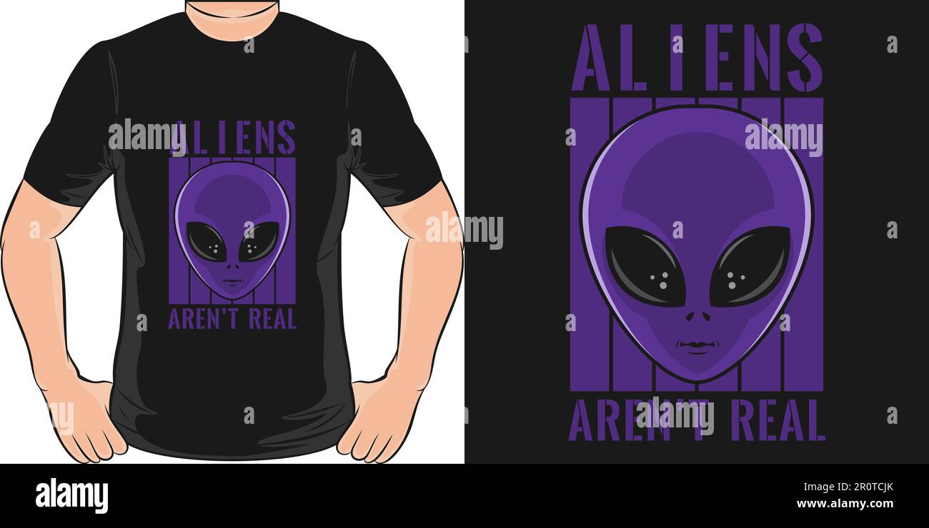 Modelo Imagem de desenho animado Alienígena Camiseta on-line - VistaCreate