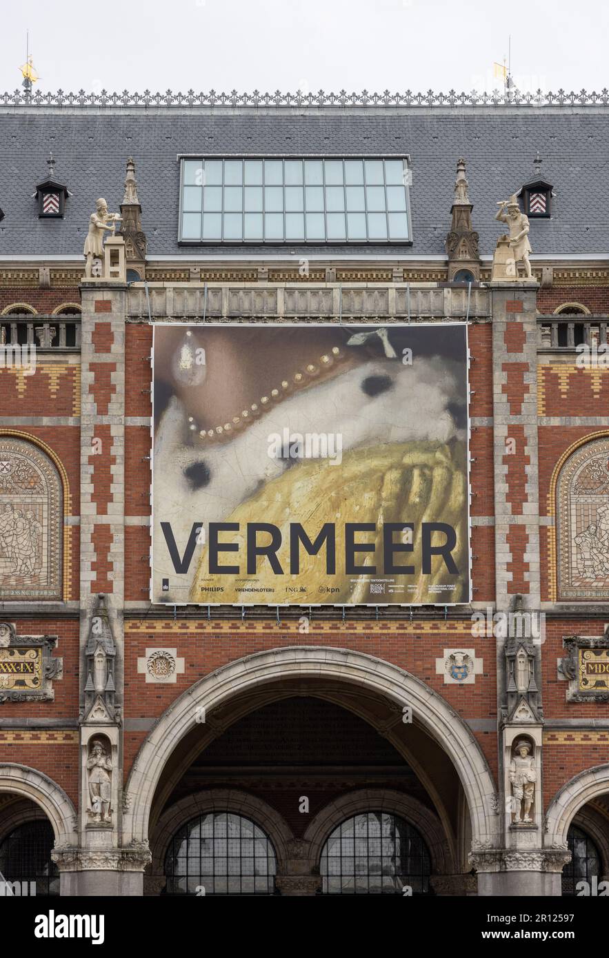 Ámsterdam Países Bajos 21 De Abril De 2023 El Rijksmuseum De