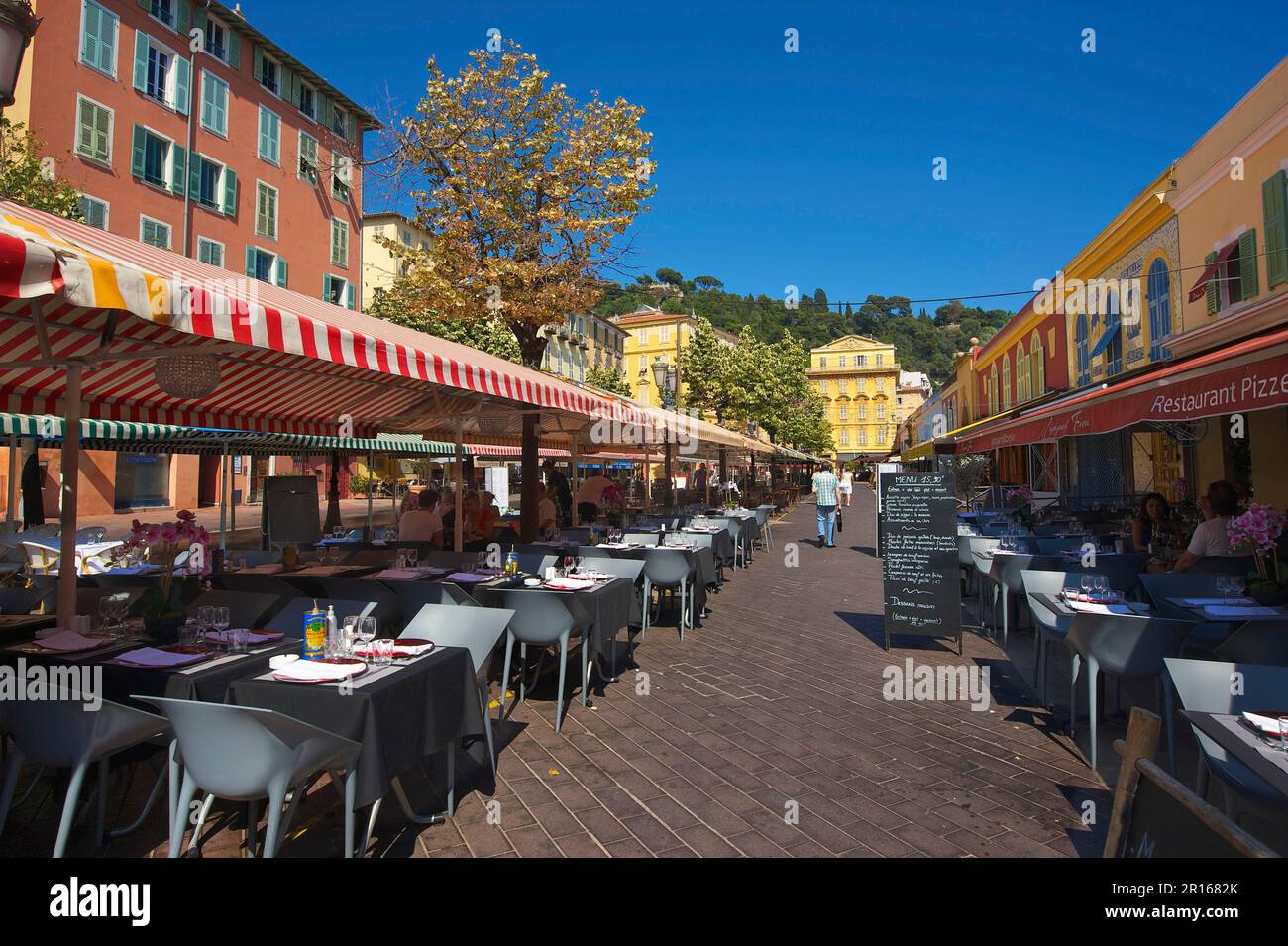 Place Charles, Ciudad Vieja de Niza, Costa Azul, Alpes Marítimos, Provenza-Alpes-Costa Azul, FRANCIA Foto de stock