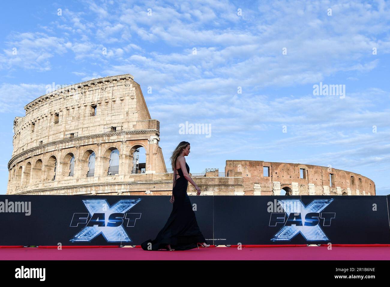 Roma Italia 12th De Mayo De 2023 La Actriz Brie Larson Asiste Al