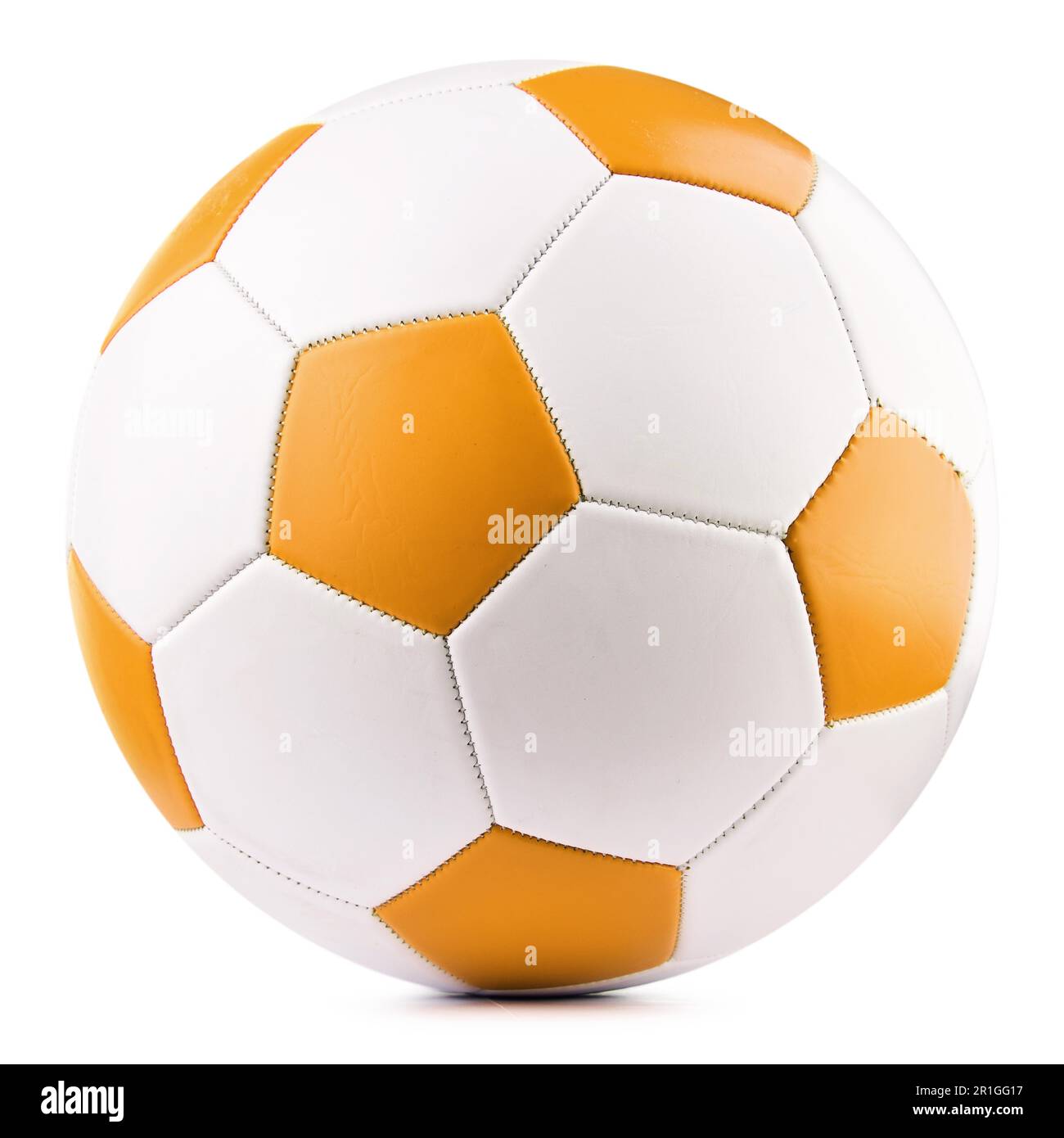 Balón De Fútbol Aislado Sobre El Fondo Blanco Foto de stock y más