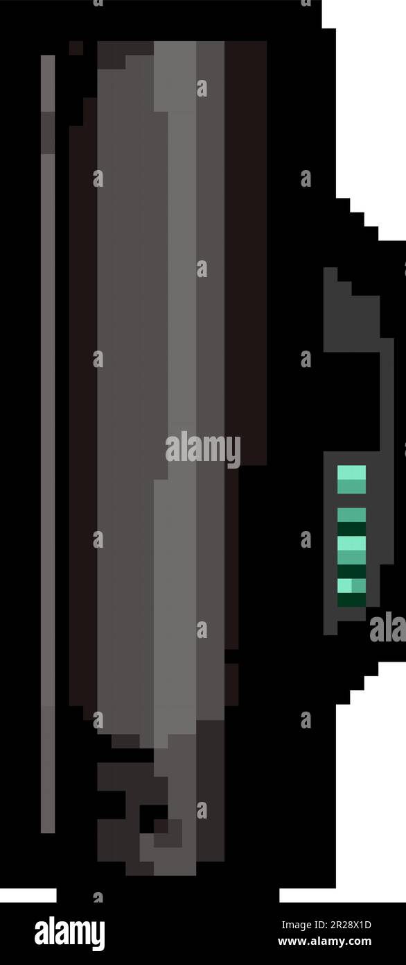 vector pixel art usb cargador de dibujos animados aislados Imagen Vector de  stock - Alamy
